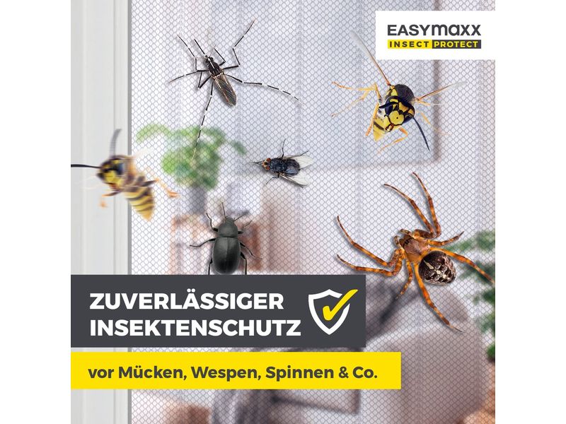 EASYmaxx Moskitonetz 100x210cm Magic Klick