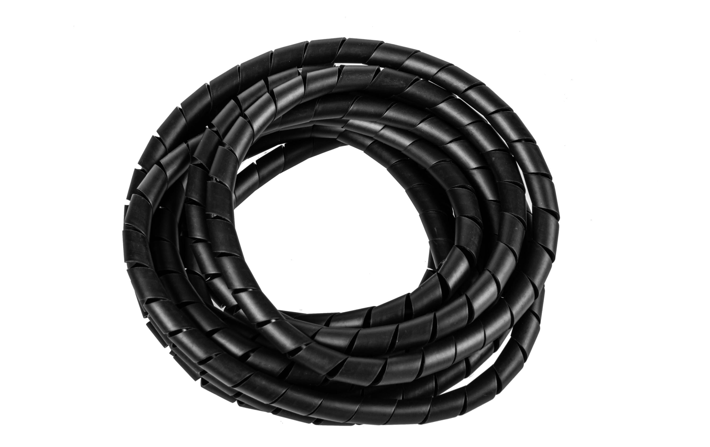Plica Spiroschlauch 5 m x 12 mm Schwarz – Spiralschlauch von Plica