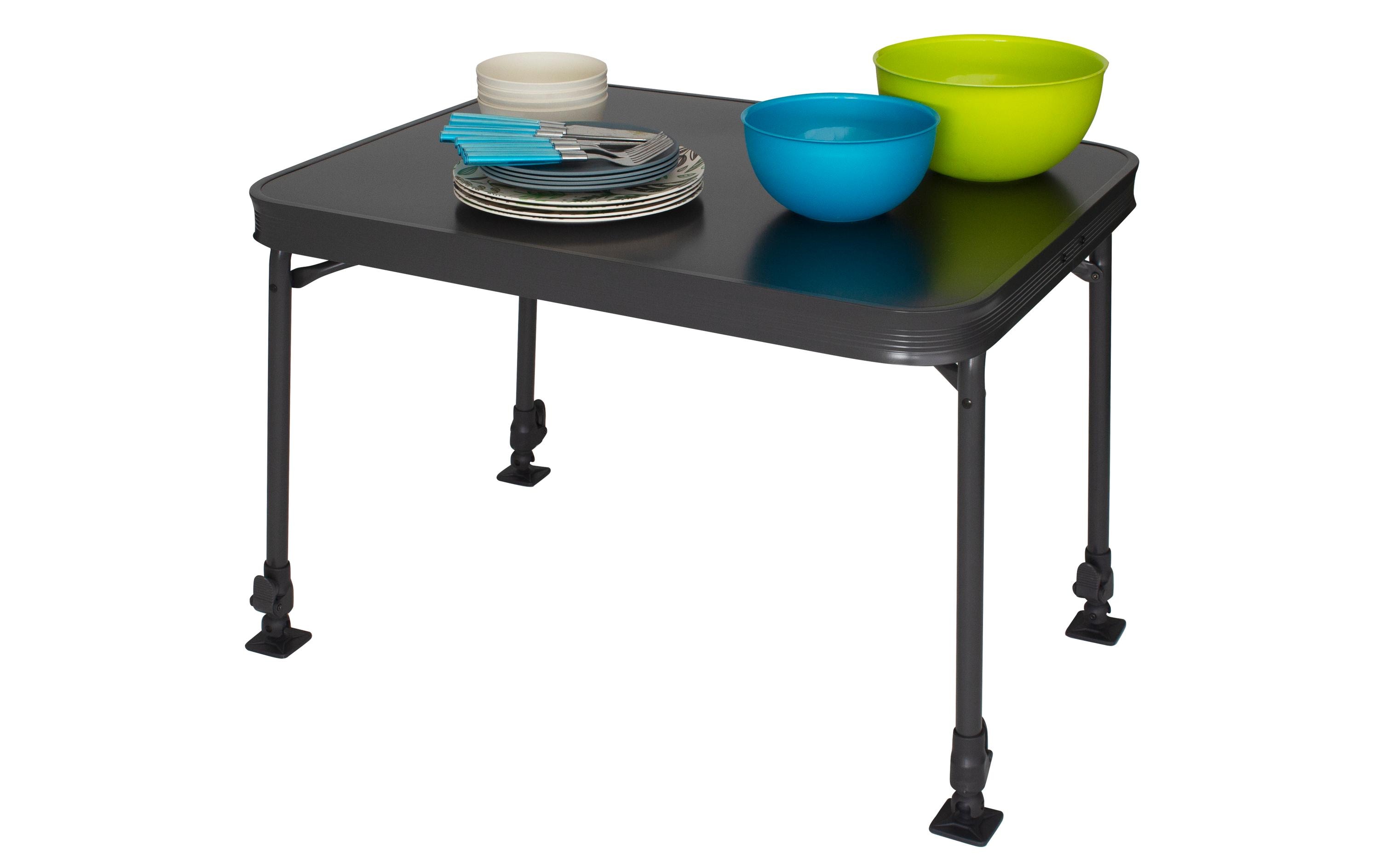 Eurotrail Campingtisch Calmont M – Eurotrail Campingtisch 80 × 60 cm, Platte aus Aluminium-Kunststoff