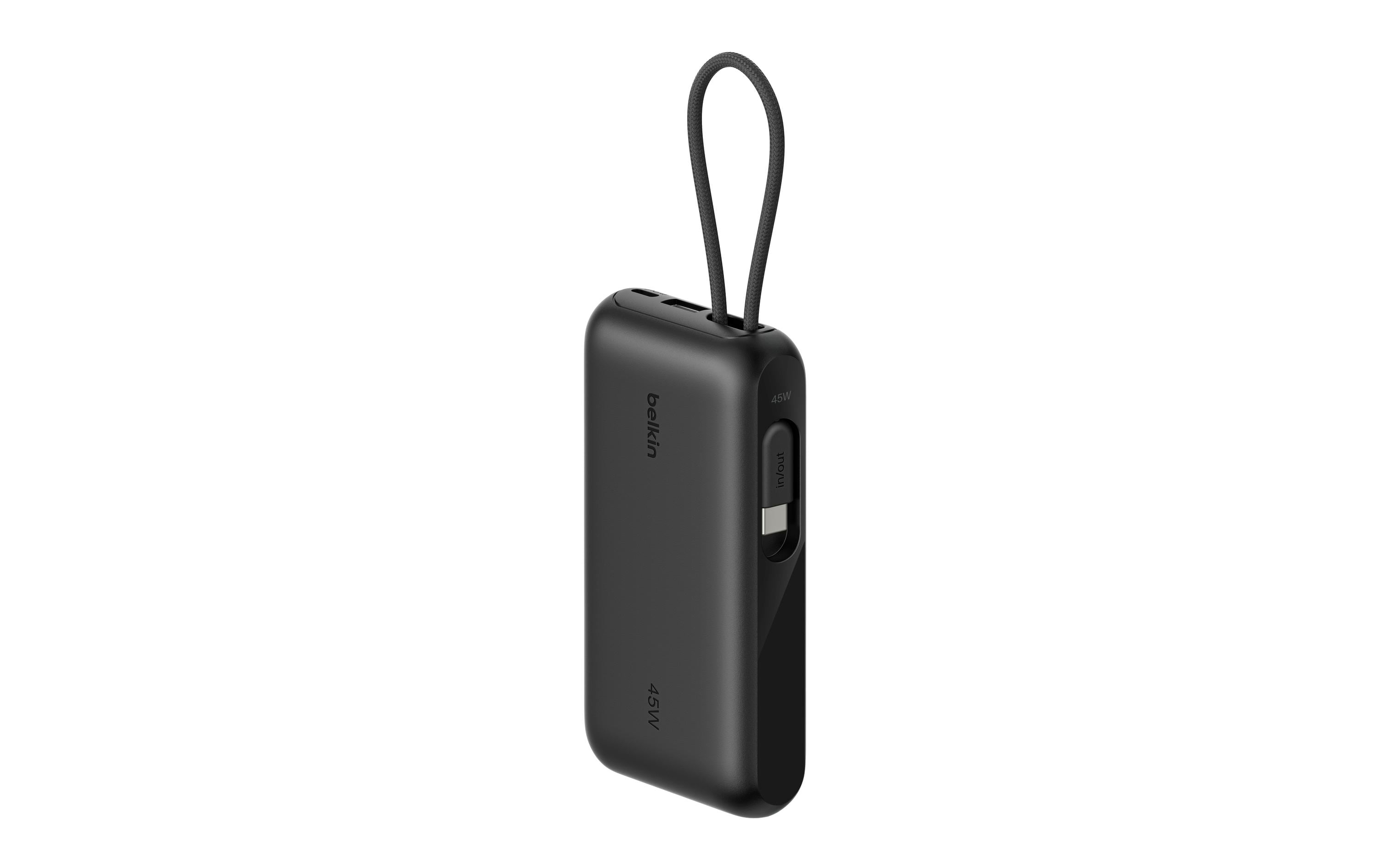 Belkin BOOSTCHARGE 10000 mAh, 45W PD, mit Display, Schwarz