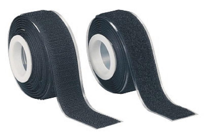 FASTECH Klettband FAST-TAPE Schwarz 25 mm x 2 m – Klettband von FASTECH
