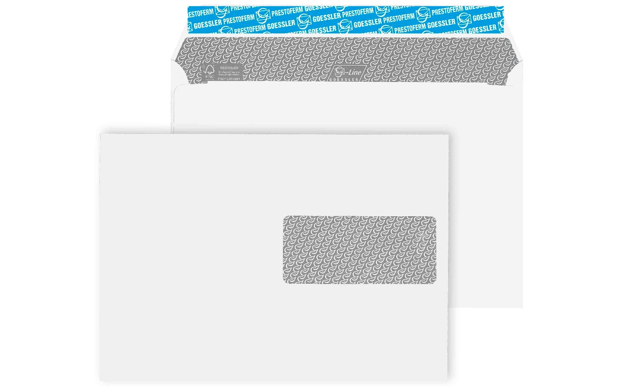 Goessler Couvert mit Fenster G-Line Pure C5, Rechts, 500 Stück – Couvert von Goessler