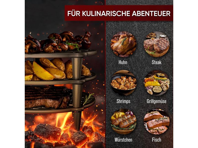 Gusseisen Stapelrost für Dutch Oven 4,5L