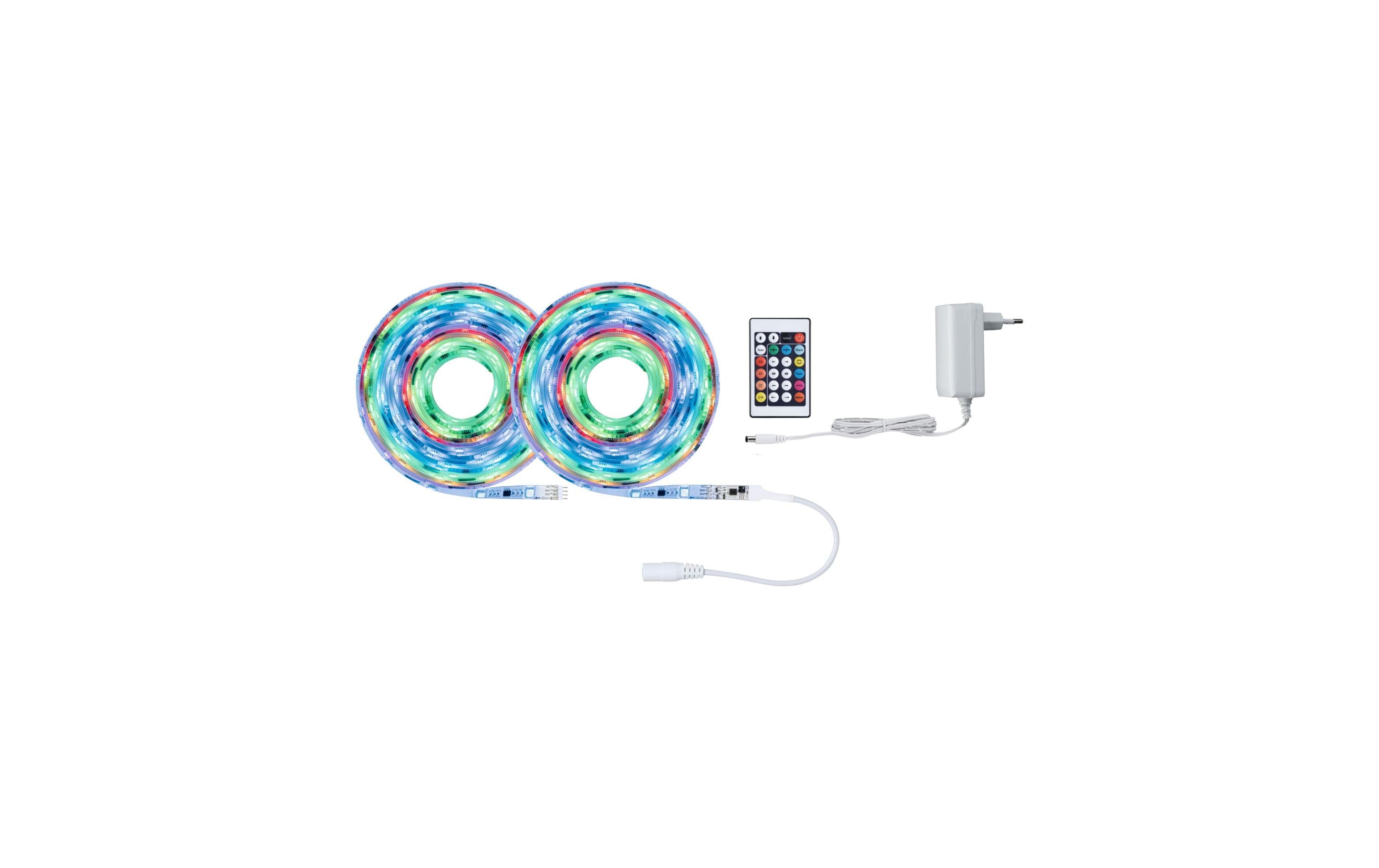 Paulmann LED-Stripe SimpLED Motion RGB, 10 m Set – LED-Streifen RGB mit Netzteil von Paulmann