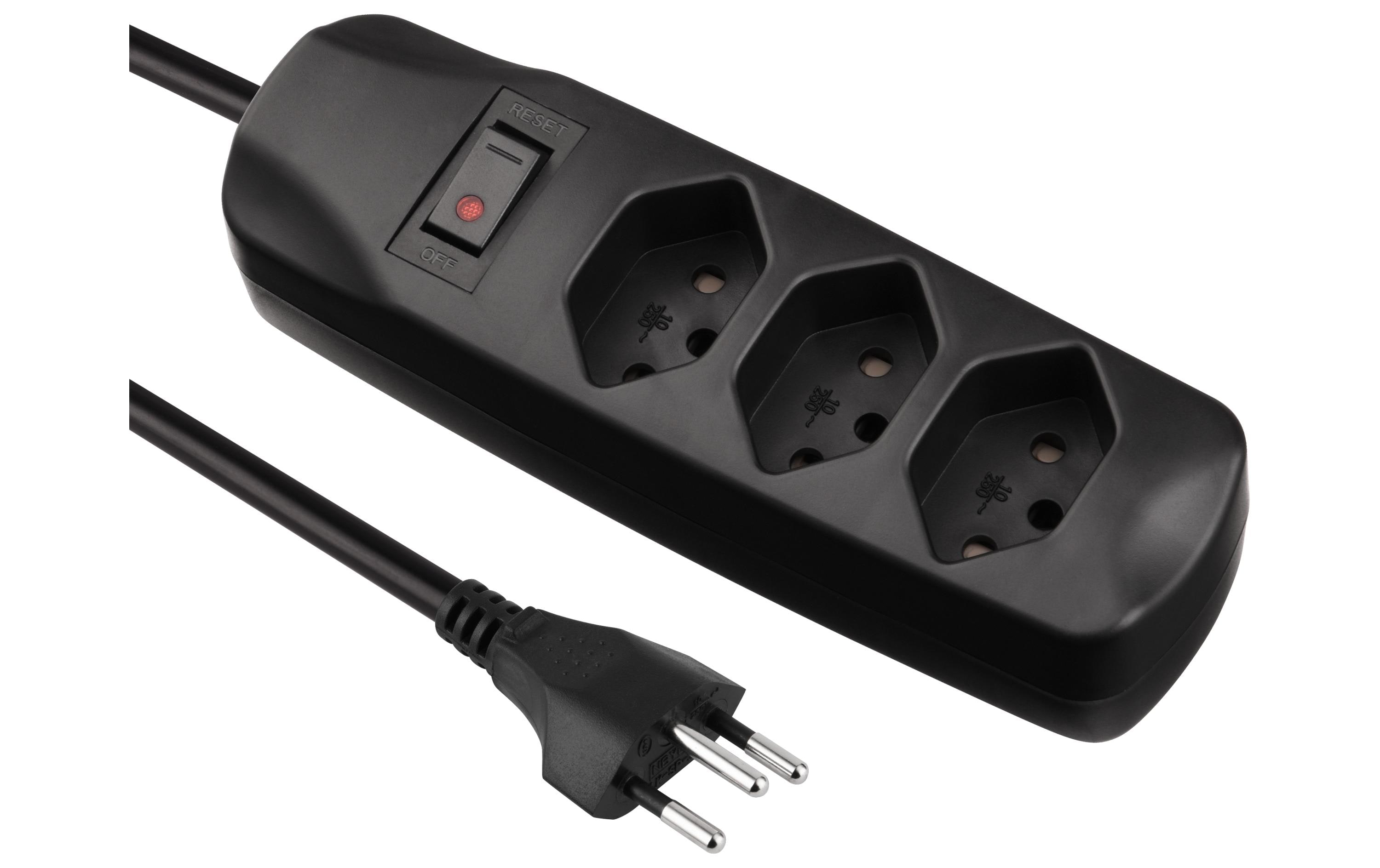 FURBER.power Steckdosenleiste 3x T13 mit Schalter – Steckerleiste von FURBER.power