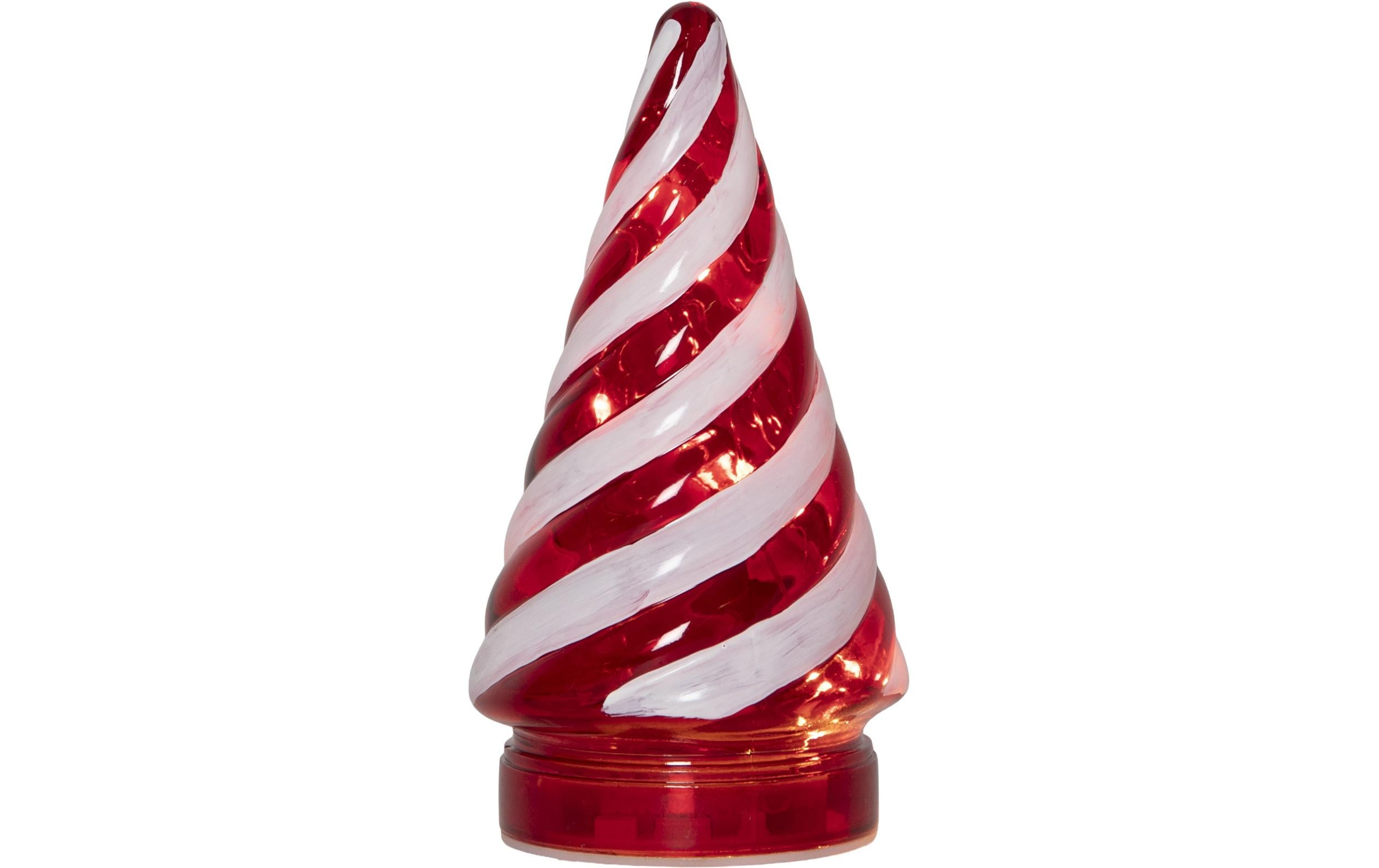 Star Trading Glas Dekoration Candy Tree Indoor, Rot, 15.00 cm Höhe