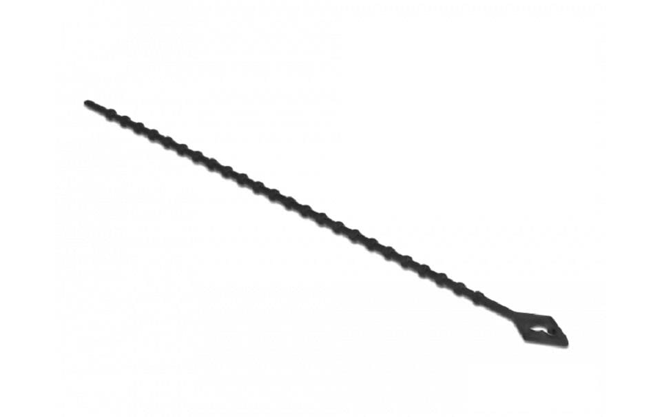 Delock Kabelbinder Schwarz 200 mm x 2.4 mm, 100 Stück – Kabelbinder von Delock