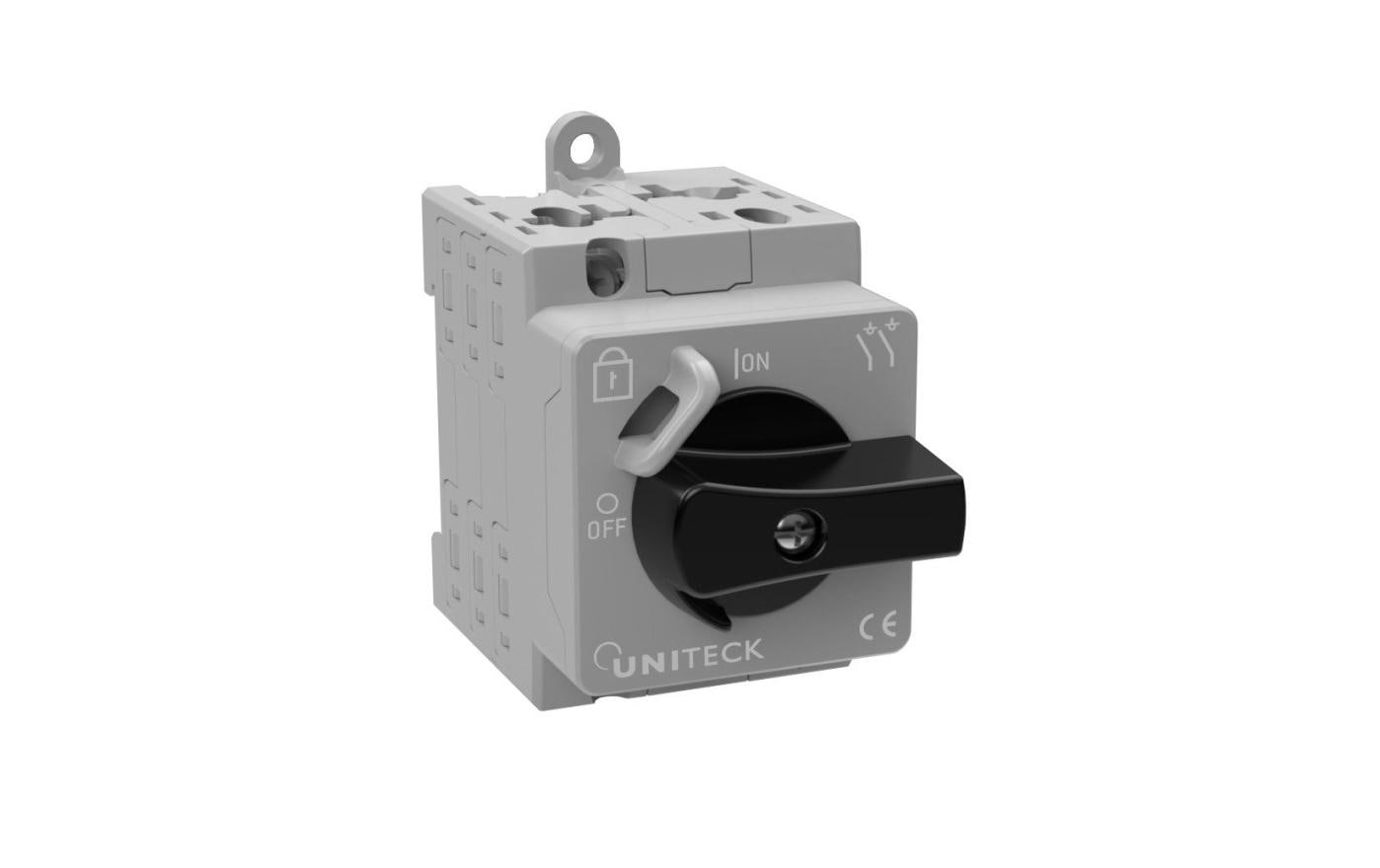 UNITECK Solarmodul-Trennschalter 32A IP20 , M10 Anschluss