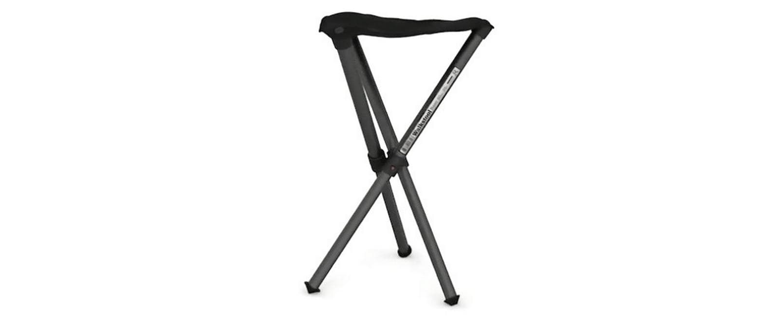 Walkstool Dreibeinhocker Basic 50 cm Schwarz/Grau