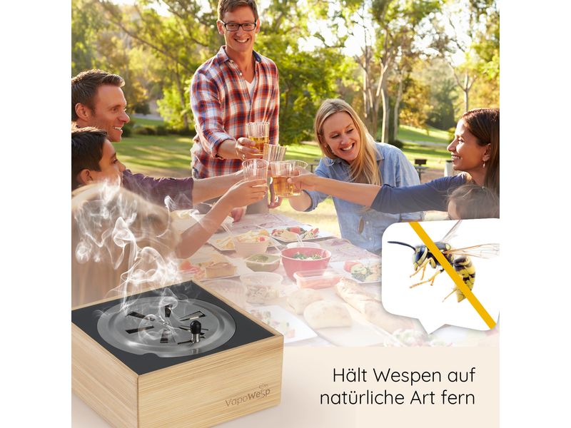 VapoWesp Räucherbox hellbraun