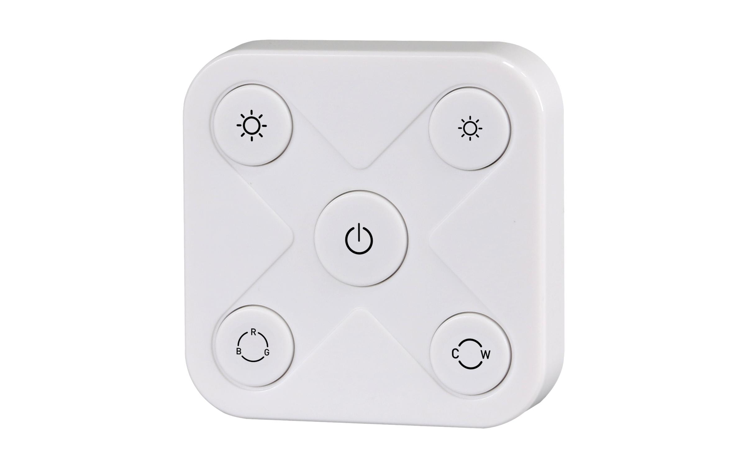 Sunricher Fernbedienung ZigBee 3.0 RGB CCT DIM 3 in 1 – Funk-Fernbedienung von Sunricher