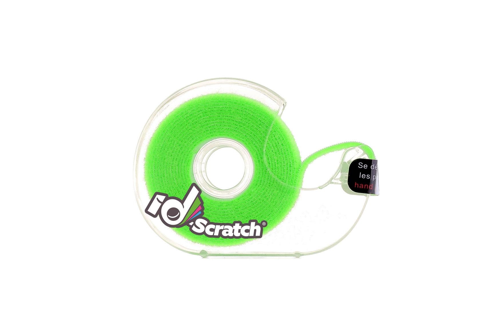 Patchsee Klettband-Box ID-SCRATCH Dispender Box Neongrün – Klettband von Patchsee
