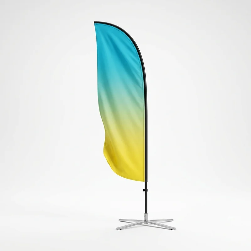 Bedruckte Beachflags