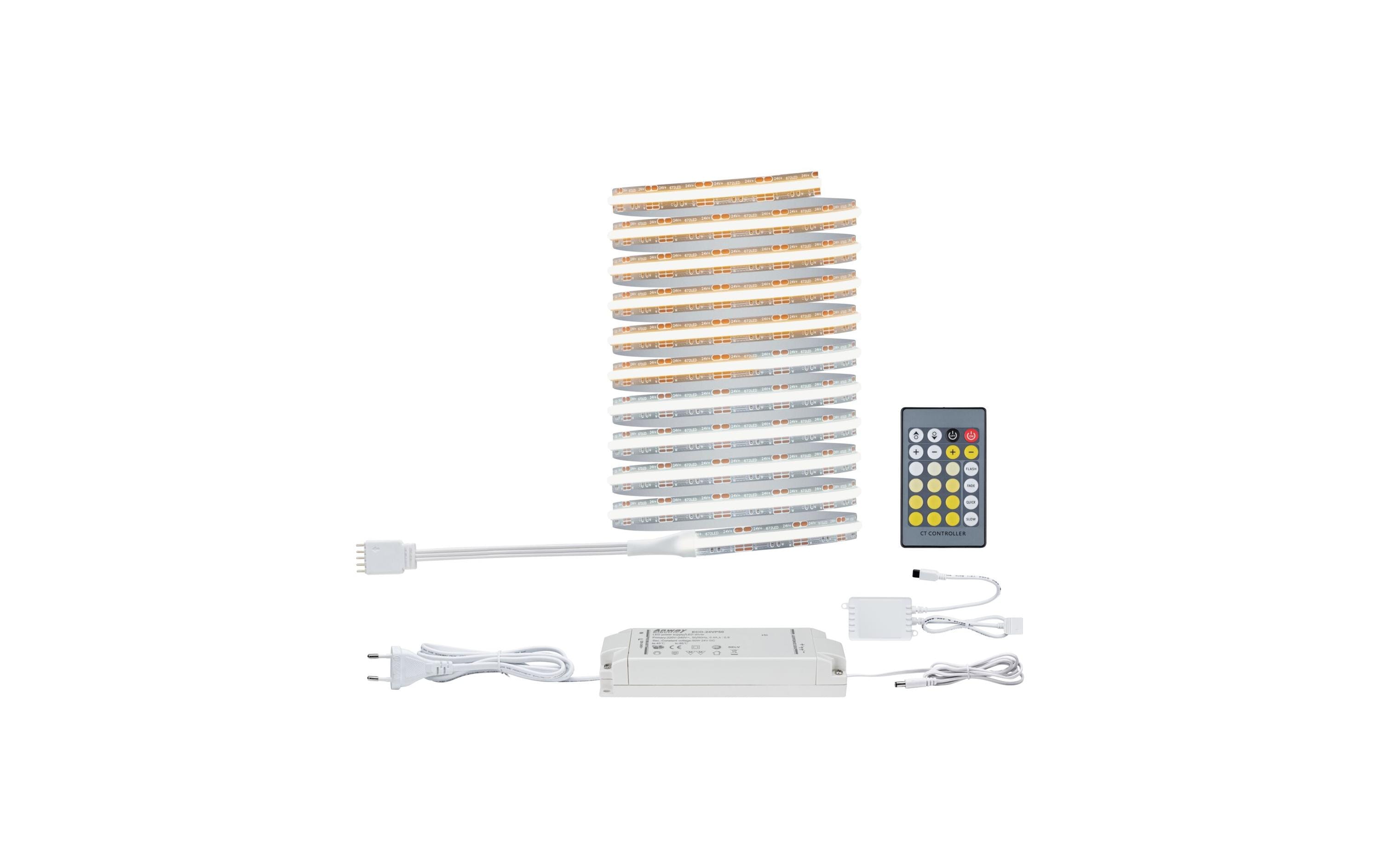 Paulmann MaxLED 1000 LED Strip Full-Line COB Basisset – LED-Streifen mit Netzteil von Paulmann