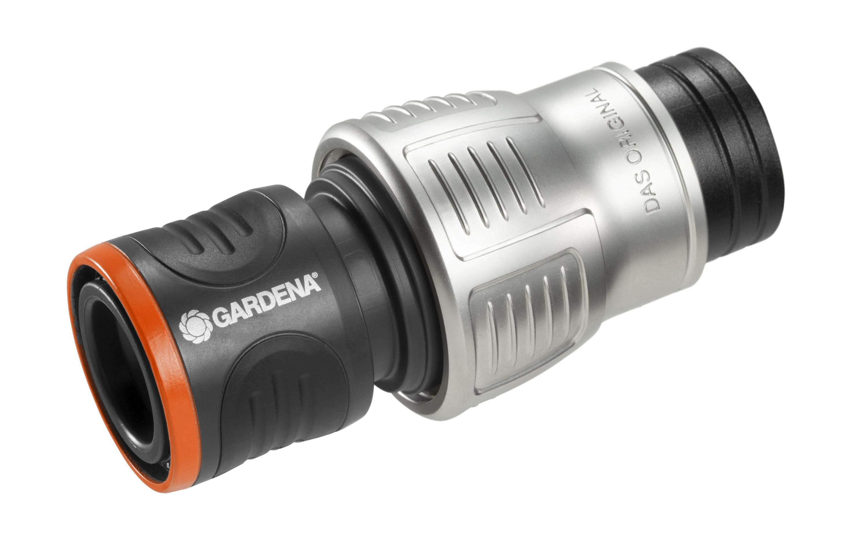 GARDENA Schlauchkupplung 19 mm (3/4) Wasserstop – Kupplung für die Gartenbewässerung