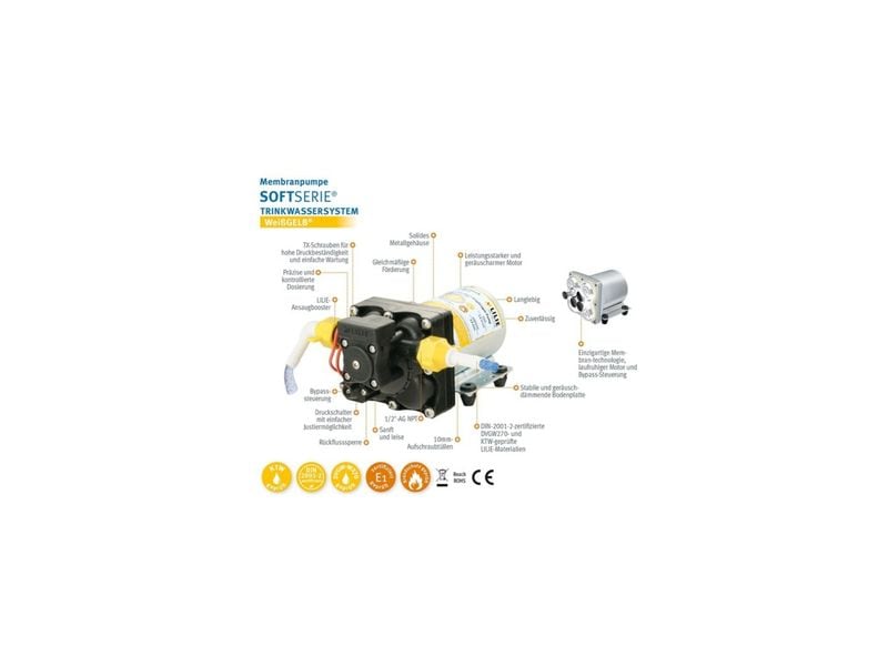 Lilie WeissGELB Soft Wasserpumpe LP4144