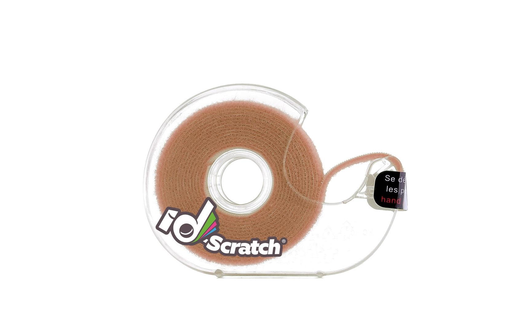 Patchsee Klettband-Box ID-SCRATCH Dispender Box Hellbraun – Klettband von Patchsee
