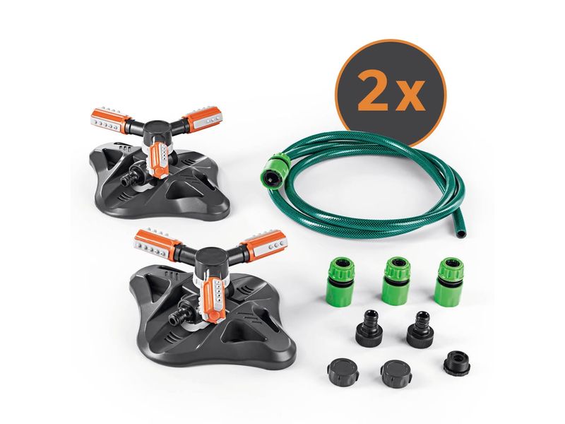 EASYmaxx Gartensprinkler rotierend 2er-Set