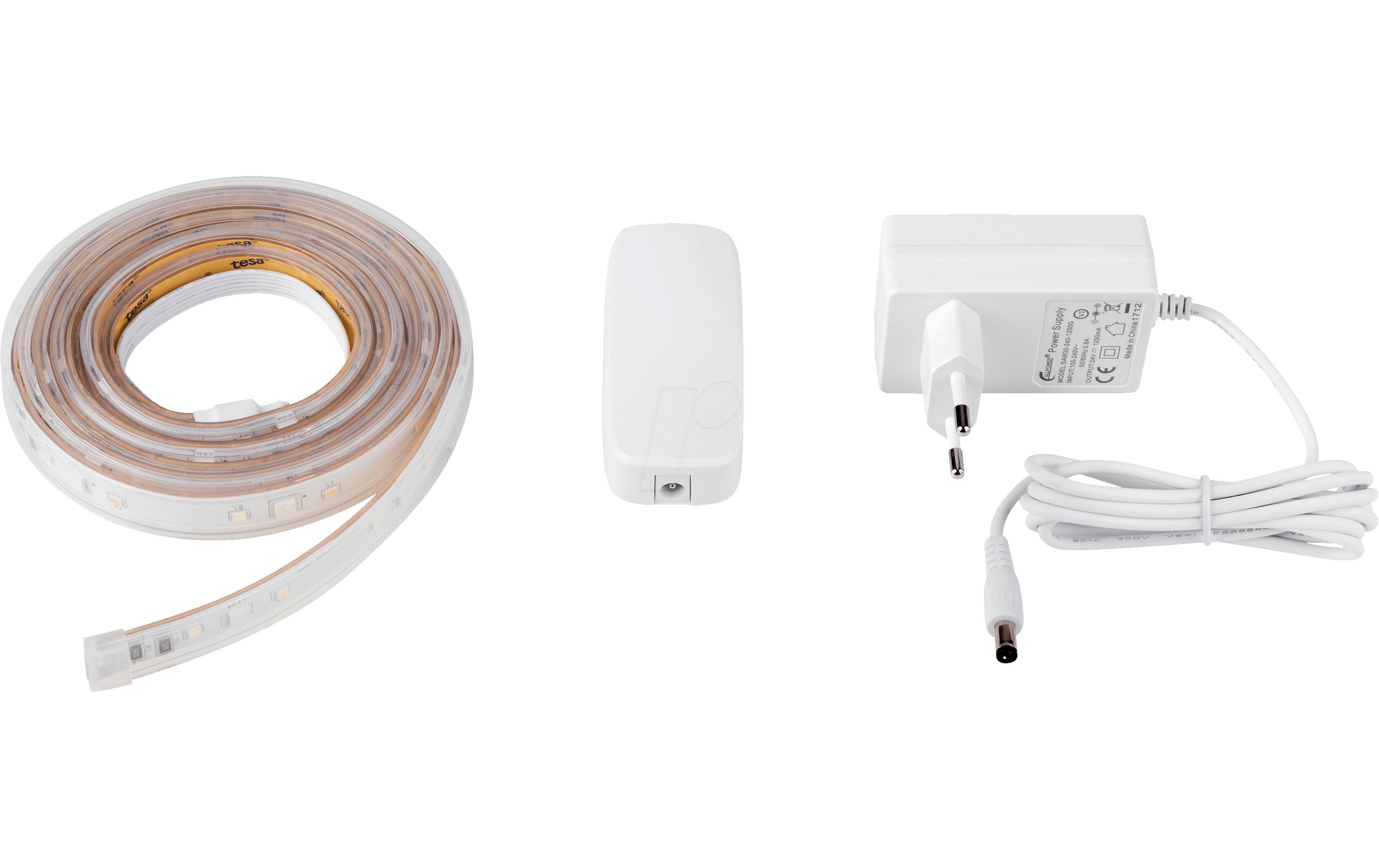 Eve Systems Light Strip 2 m, Basispaket Smart Home – Smarter LED-Streifen mit Netzteil von Eve Systems