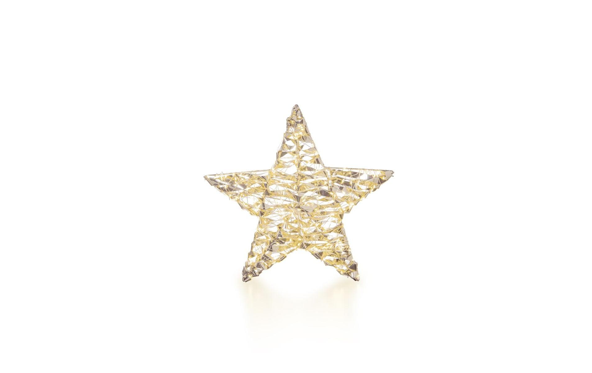 STT Glamour hanging star, 35 Warmweiss
