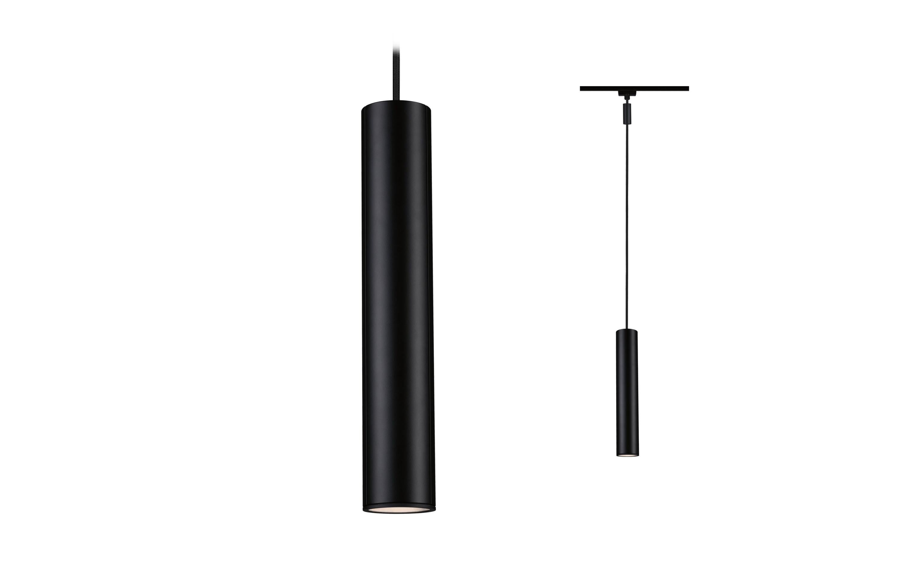 Paulmann Pendelleuchte URail Catalejo, 1 x GU10, 10 W, Schwarz