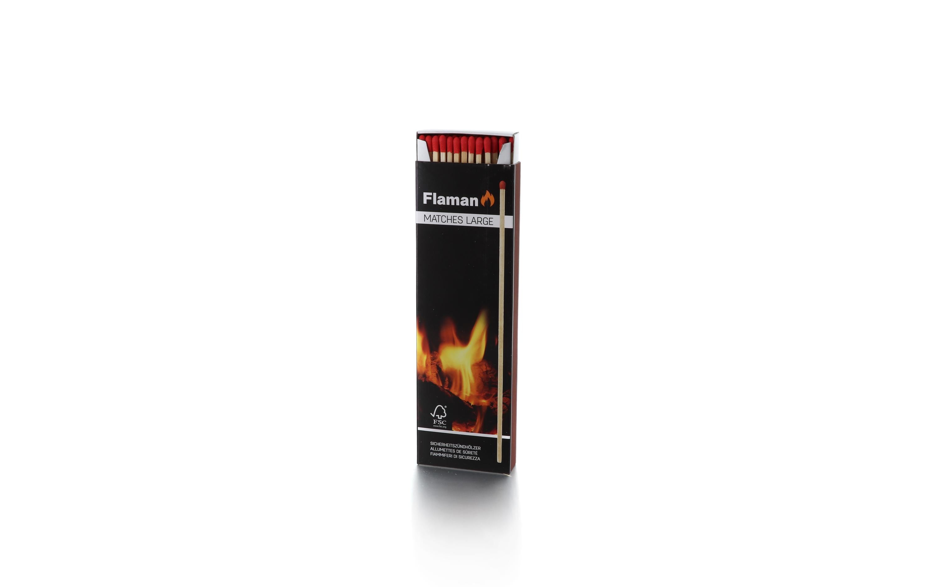 Flaman Grillanzünder Matches Large, 45 Stück, FSC