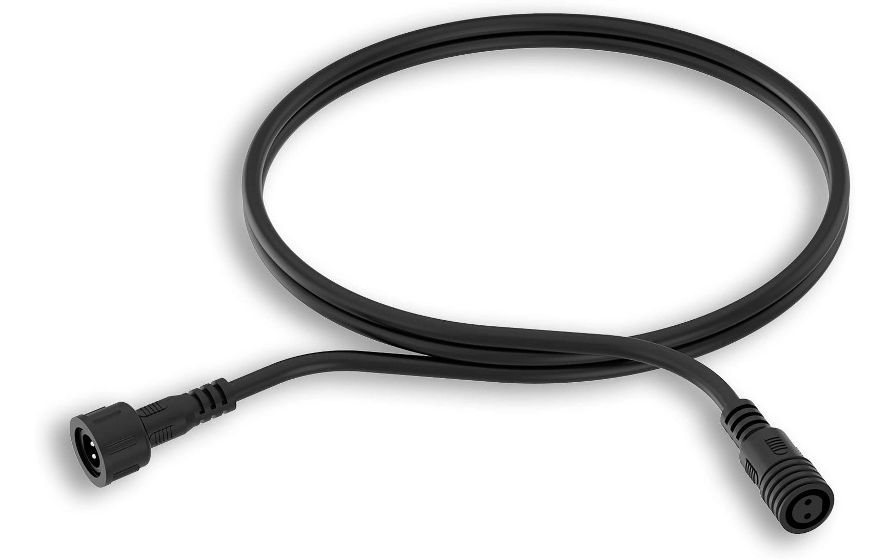 Philips Niedervolt Verlängerungskabel 2 Meter, IP65, schwarz – Verlängerungskabel von Philips