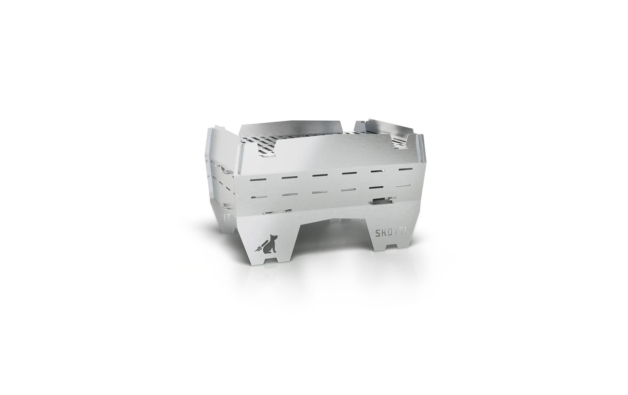 Skotti Camping-Grill Mini, Edelstahl