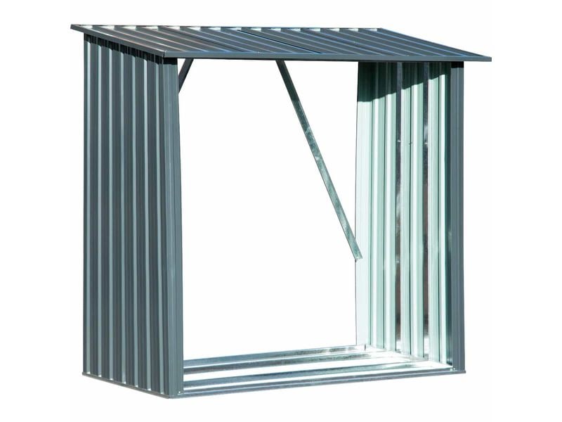 Kaminholzregal Madera Metall, Anthrazit