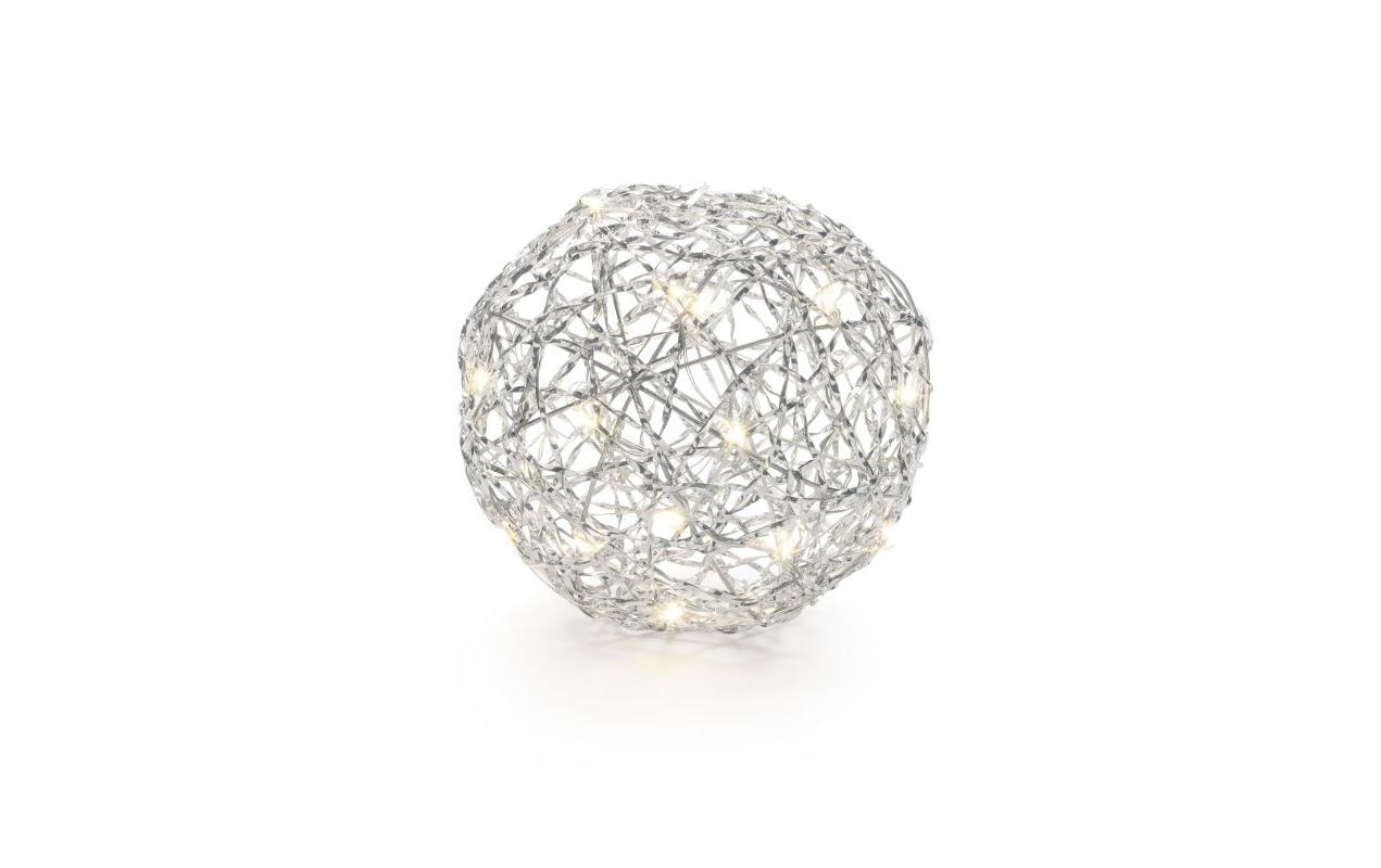 STT LED-Figur Silver Ball, 15 cm