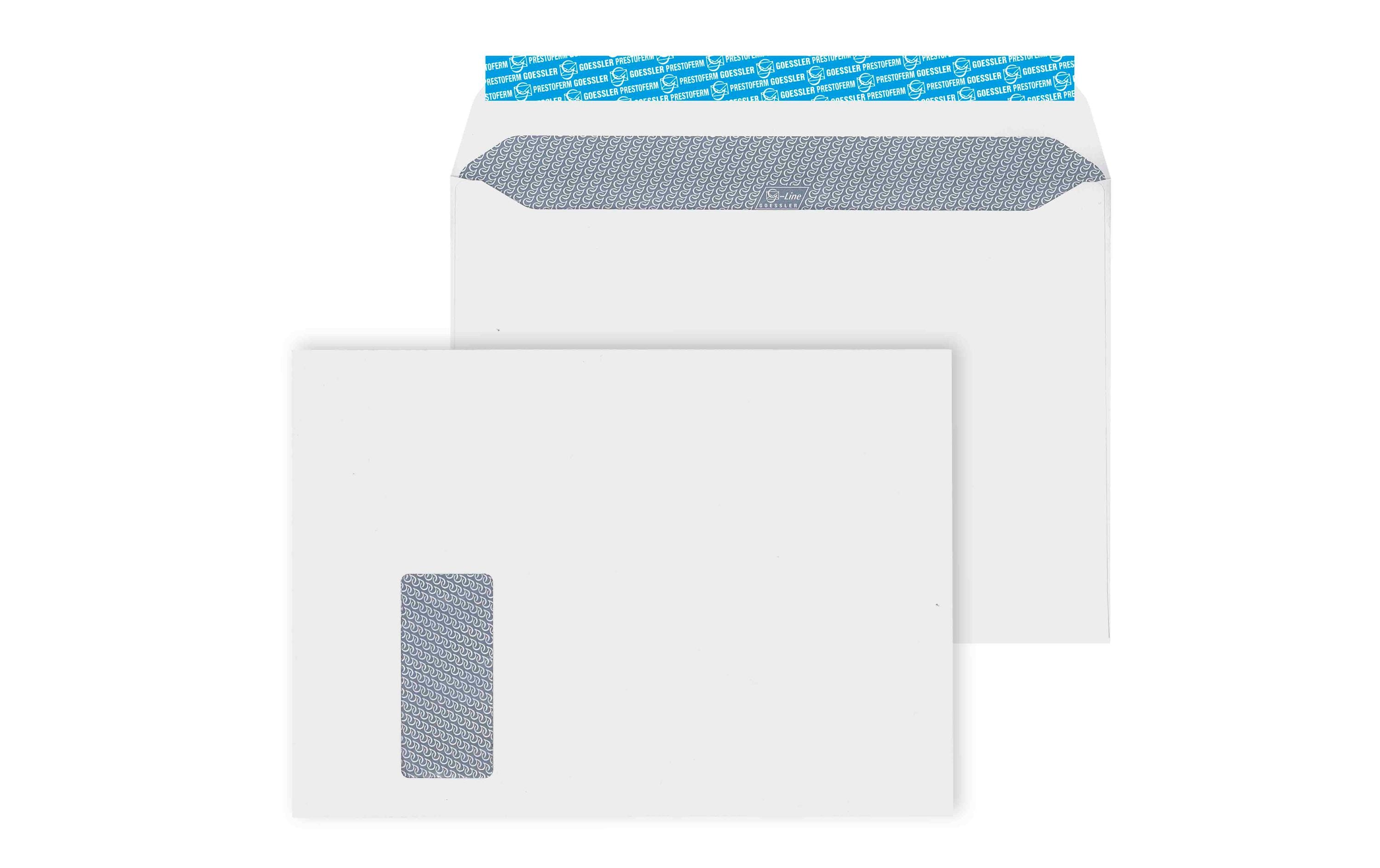 Goessler Couvert G-Line C4 mit Fenster links, 250 Stück – Couvert von Goessler