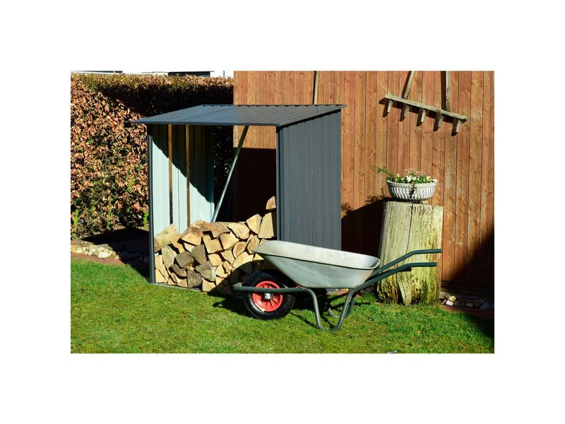Kaminholzregal Madera Metall, Anthrazit