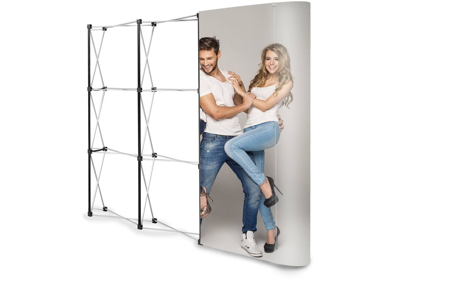 POP UP gerade 3X3 im Koffer