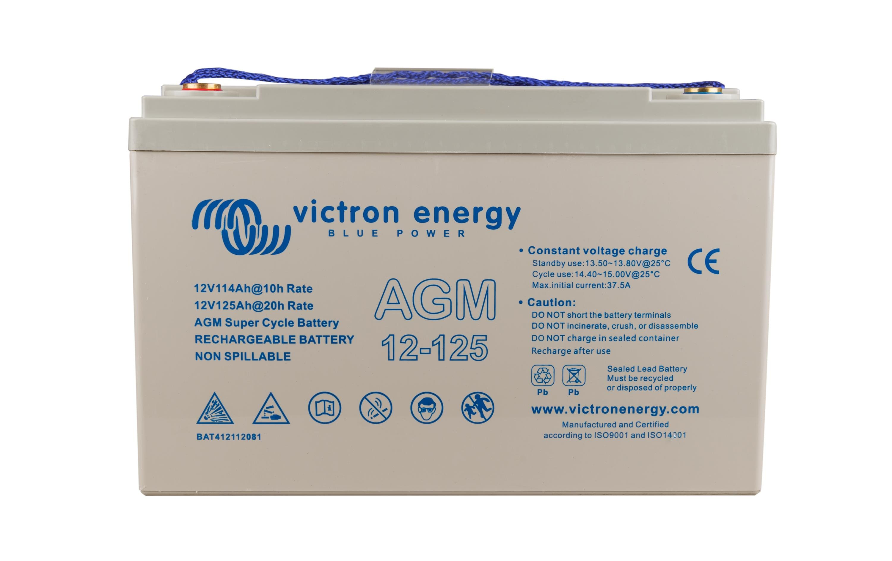 Victron Batterie AGM Super Cycle 12 V / 125 Ah