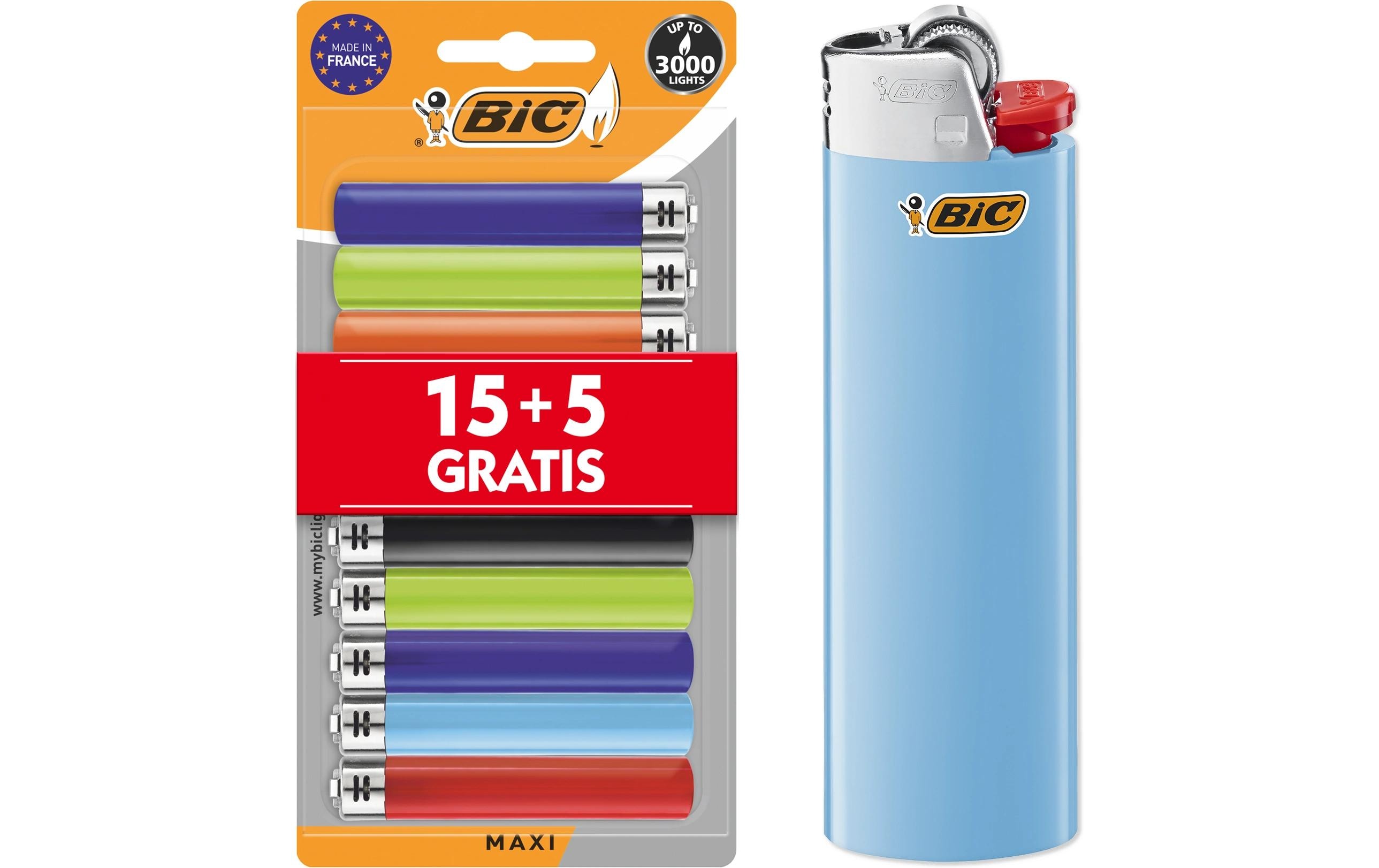 BIC Feuerzeug Maxi J26 Assortiert