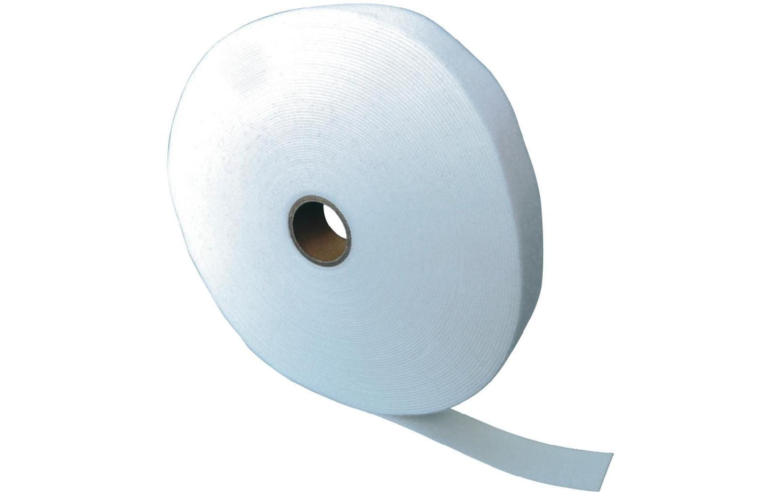 FASTECH Klettband-Rolle ETN Fast Strap 10 mm x 25 m, Weiss – Klettband-Rolle von FASTECH