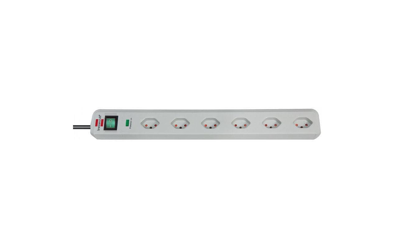 Brennenstuhl Steckdosenleiste Eco-Line 6x T13 – Steckerleiste von Brennenstuhl