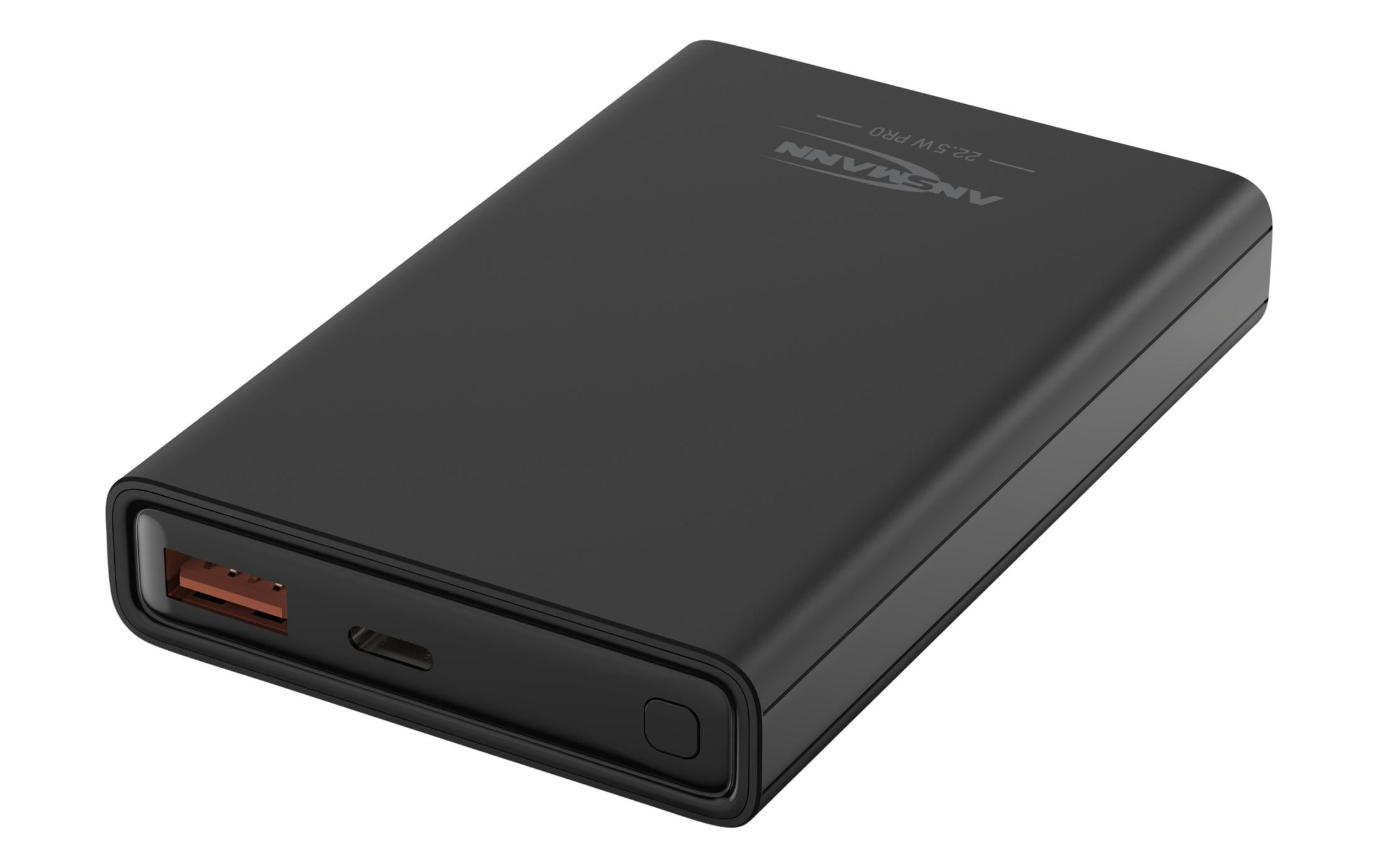 Ansmann Powerbank PB222PD, 10000 mAh, Schwarz