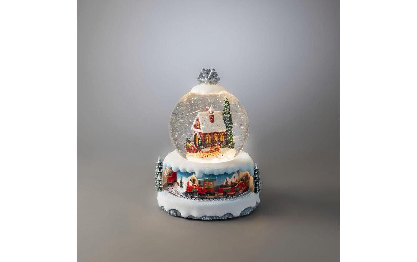 Konstsmide LED-Wasserlaterne Weihnachtsmann wassergefül…