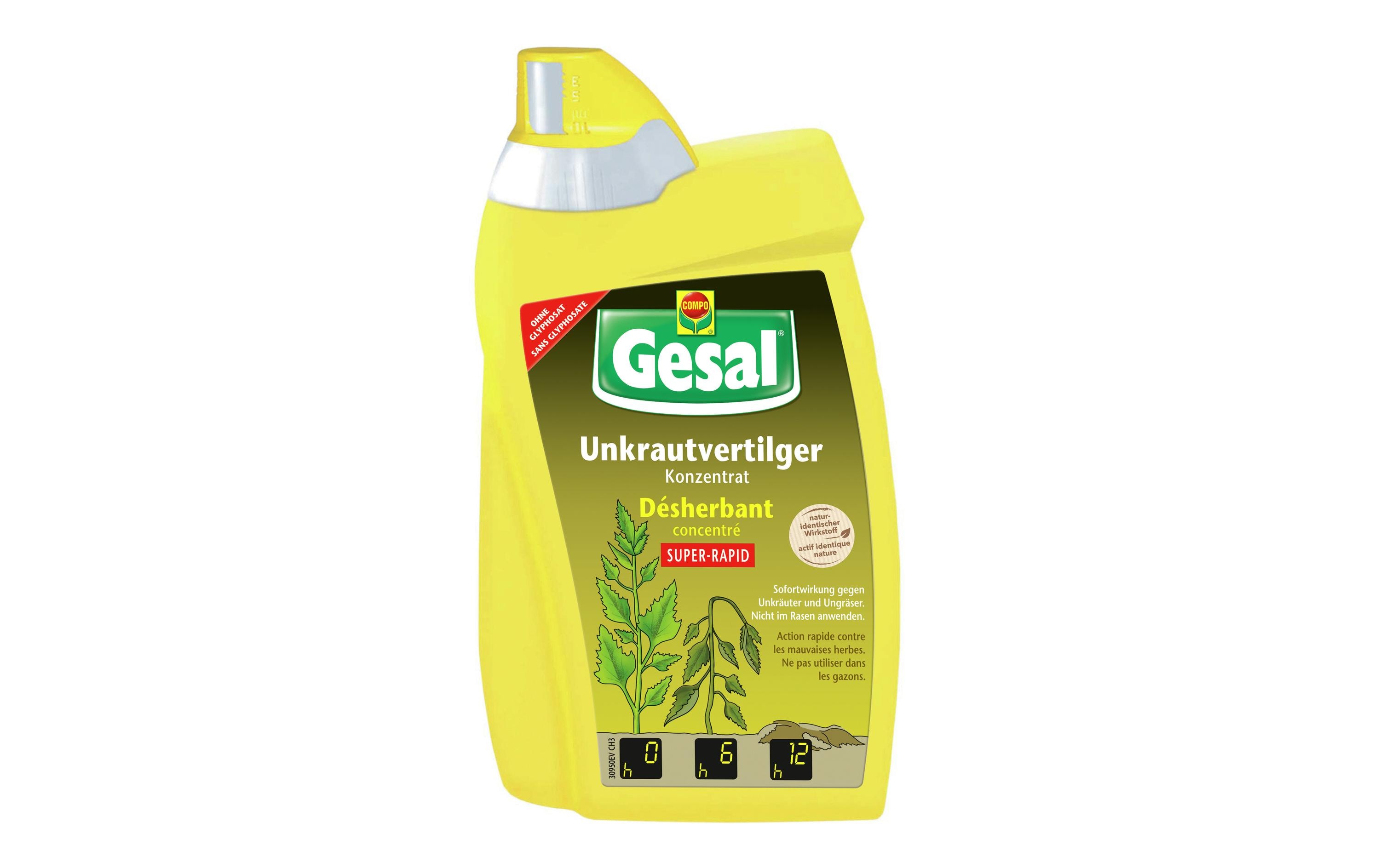 Gesal Unkrautvernichter Gesal SUPER-RAPID Konzentrat 500 ml