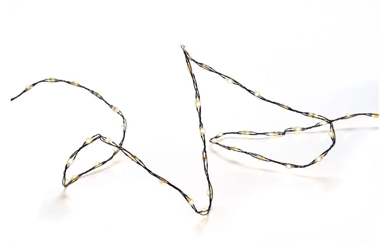 STT LED Lichterkette Angel Hair String 312 Schwarz