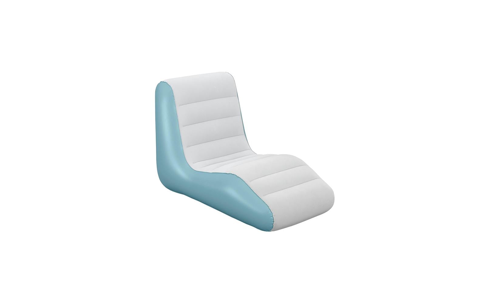 Bestway Aufblasbarer Sessel Leisure Luxe Weiss/Grün, 133 x 79 cm