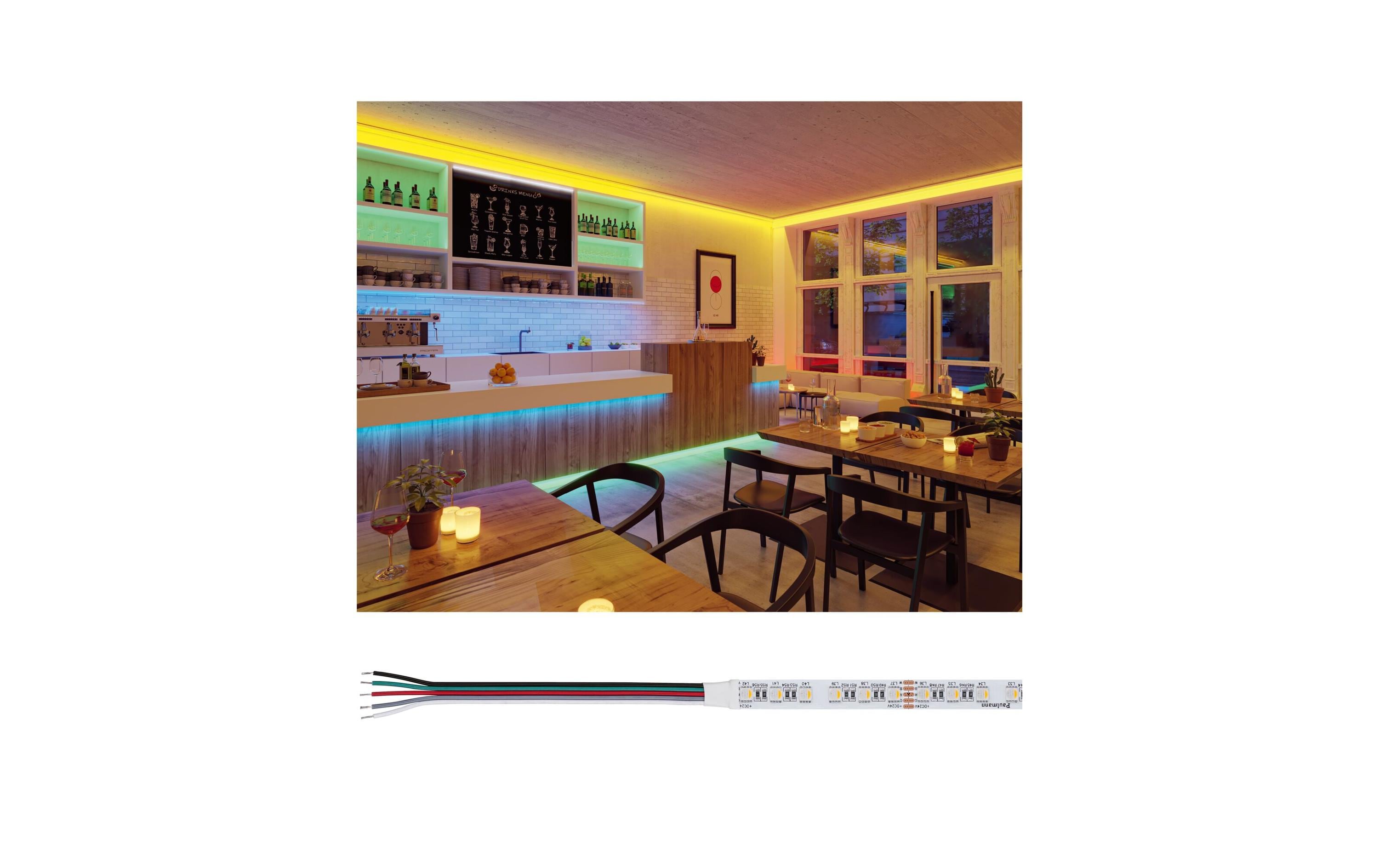 Paulmann Pro LED Strip Silver P75 830 5m 121W 700 lm/m 84LEDs/m RGBW – LED-Streifen RGBW von Paulmann