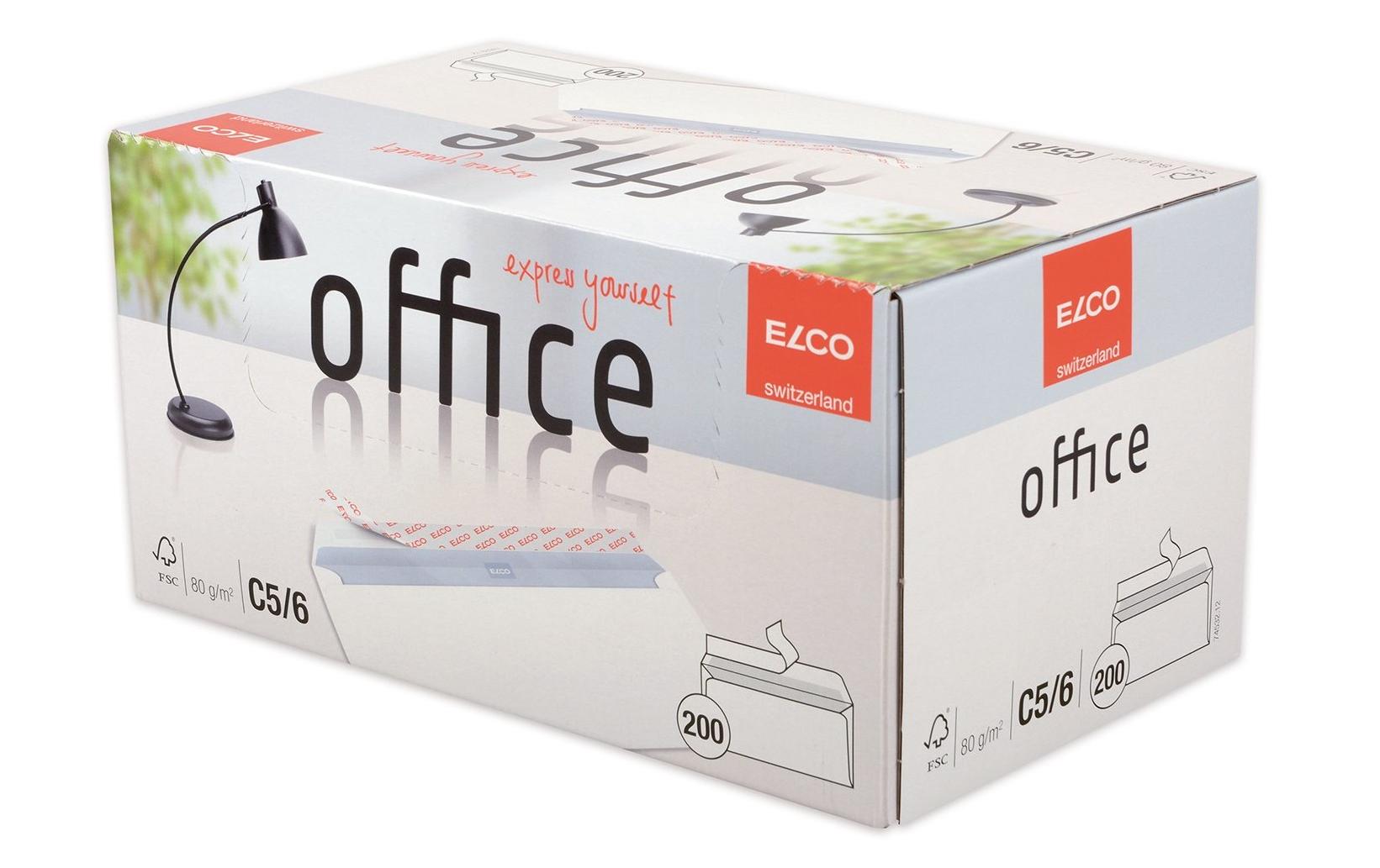 ELCO Couvert Office Box C5/6 ohne Fenster, 200 Stück – Couvert von ELCO