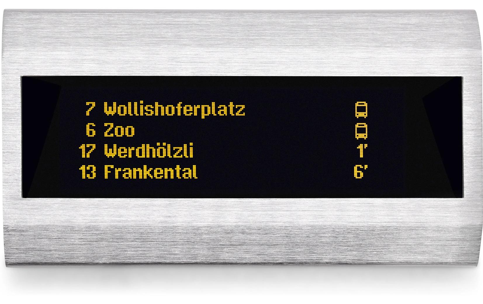 Tramli Abfahrtsanzeige Display Tramli – Leuchtschild von Tramli