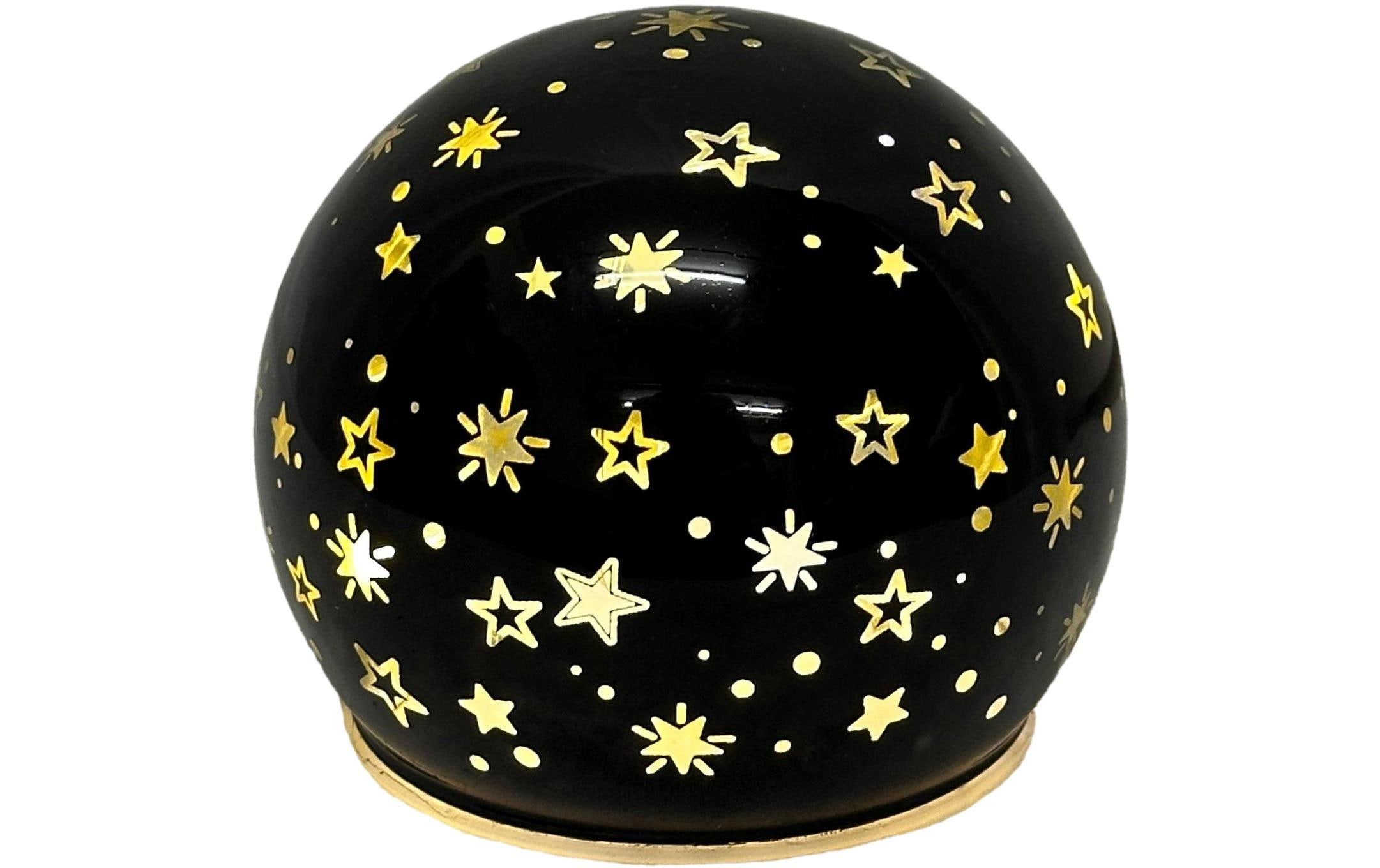 Dameco Schneekugel Ø 12 cm, Schwarz