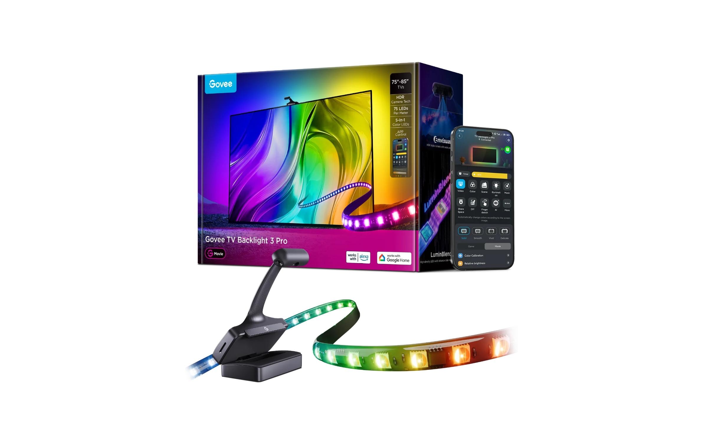 Govee TV Three Cam Backlight Envisual – Zubehör für LED-Streifen von Govee