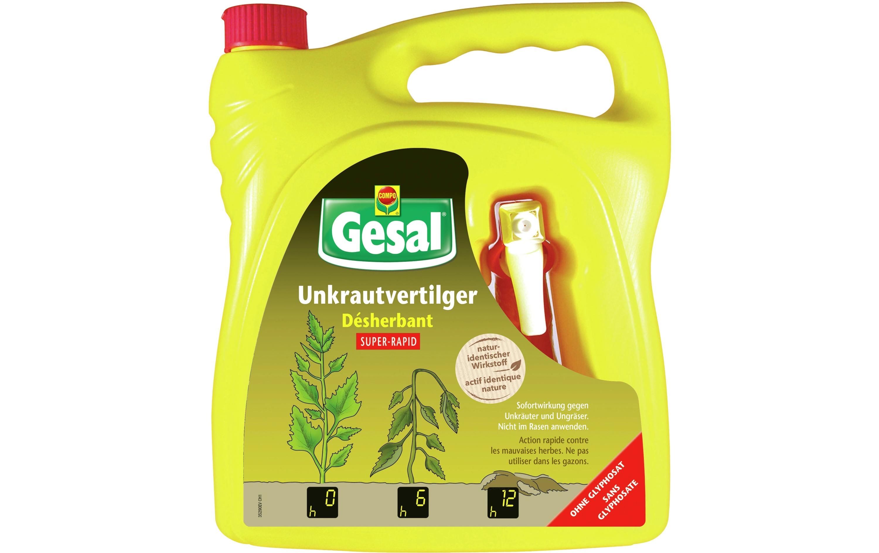 Gesal Unkrautvertilger SUPER-RAPID RTU 3 L 1 Stück