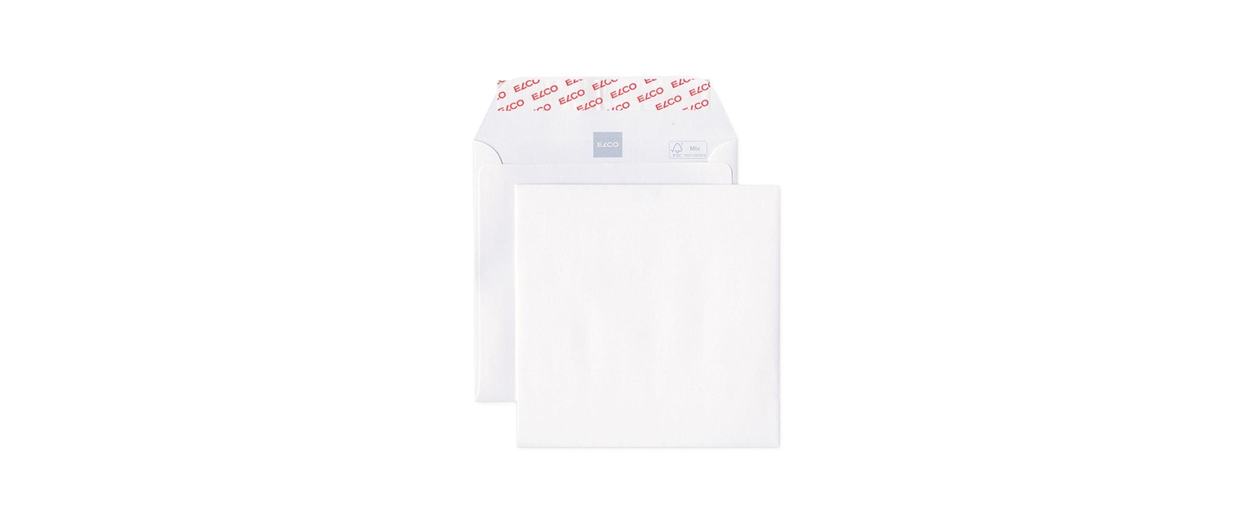 ELCO Couvert Premium 15.5 x 15.5 cm, Keine Fenster, 500 Stück – Couvert von ELCO