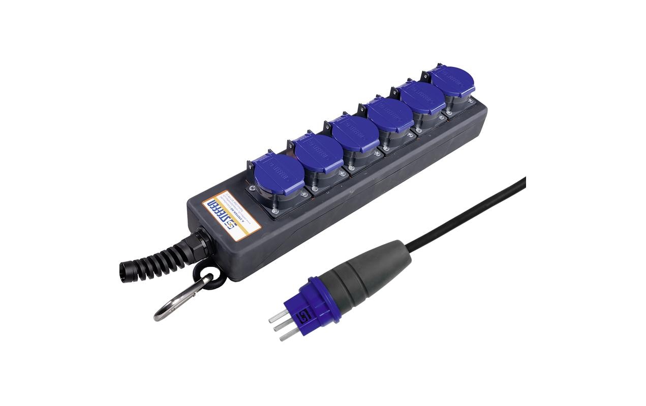 STEFFEN Industrie-Steckerleiste Professional 6x T23 IP55, 5 m – Industrie-Steckerleiste von STEFFEN